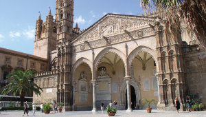 Фото: Кафедральный собор Палермо в Сицилии, Италия.