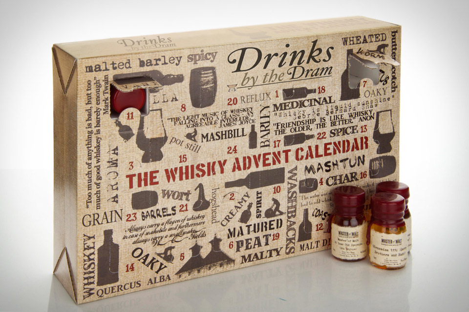 Фото: «The Whisky Advent Calendar» — Рождественский календарь из виски.