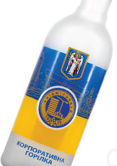 Фото: «ДанКо Декор» оформила бутылку для ПАО ХК «Киевгорстрой».