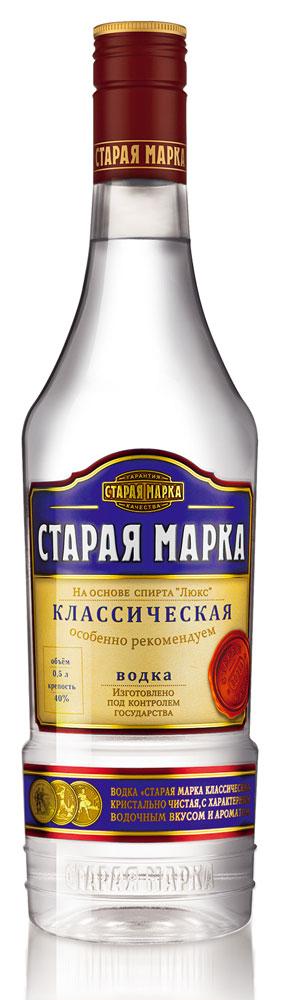 Фото: Бутылка водки «Старая Марка Классическая».