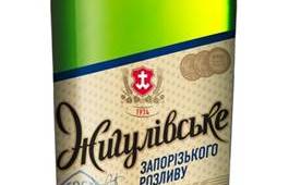 Фото: Бутылка пива «Жигулевского Запорожского Разлива».