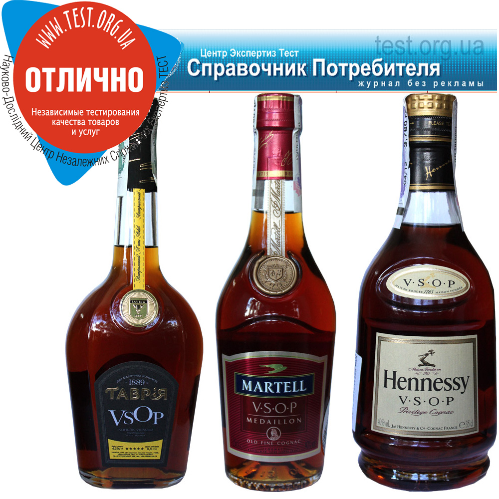 Фото: Тестирование коньяков — «Hennessy» и «Martell» против «Таврии».