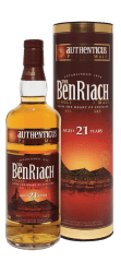 Фото: Виски «BenRiach Authenticus Peated 21 YO» серии «Peated BenRiach» от вискокурни «BenRiach».