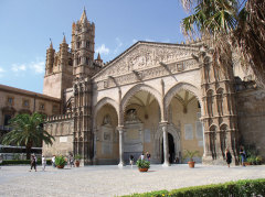 Фото: Кафедральный собор Палермо в Сицилии, Италия.