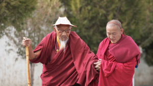 Фото: Два китайских монаха.