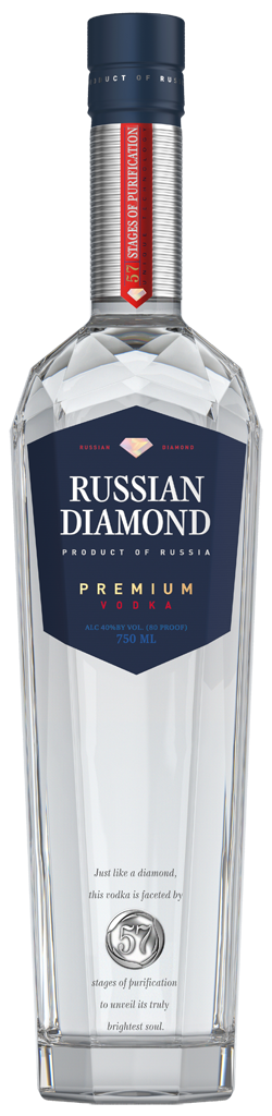 Фото: «Russian Diamond Premium» получила золотую медаль на конкурсе «International Review of Spirits Competition».