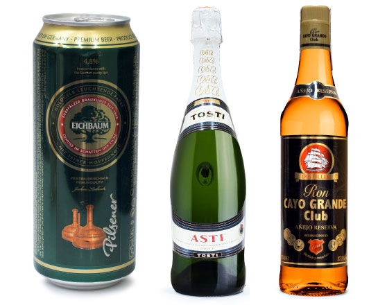 Фото: «Сільпо» — скидка на пиво «Eichbaum Premium Pilsener», шампанское «Tosti Asti» и ром «Cayo Grande Аnеjо».