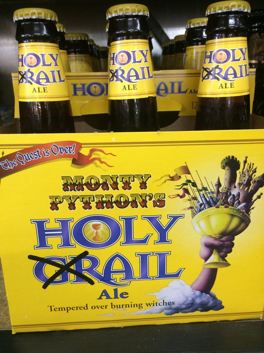 Фото: «Holy Grail» — пиво от «Monty Python's».